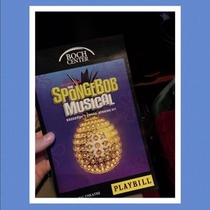 SPONGEBOB MUSICAL NATIONAL TOUR PLAYBILL- BOSTON